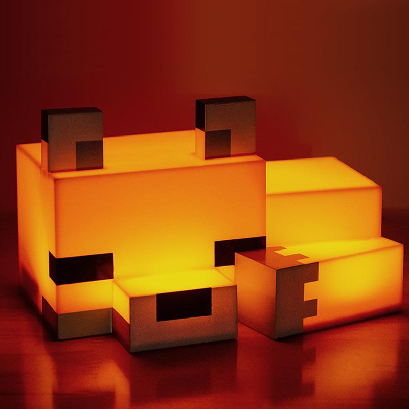 Cute Fox Design Decorative Night Light, Soft Orange Glow, Gaming Room Decor for Boys and Girls, Novelty Lighting for Playroom and Bedroom, Best Friend Gift Ideas