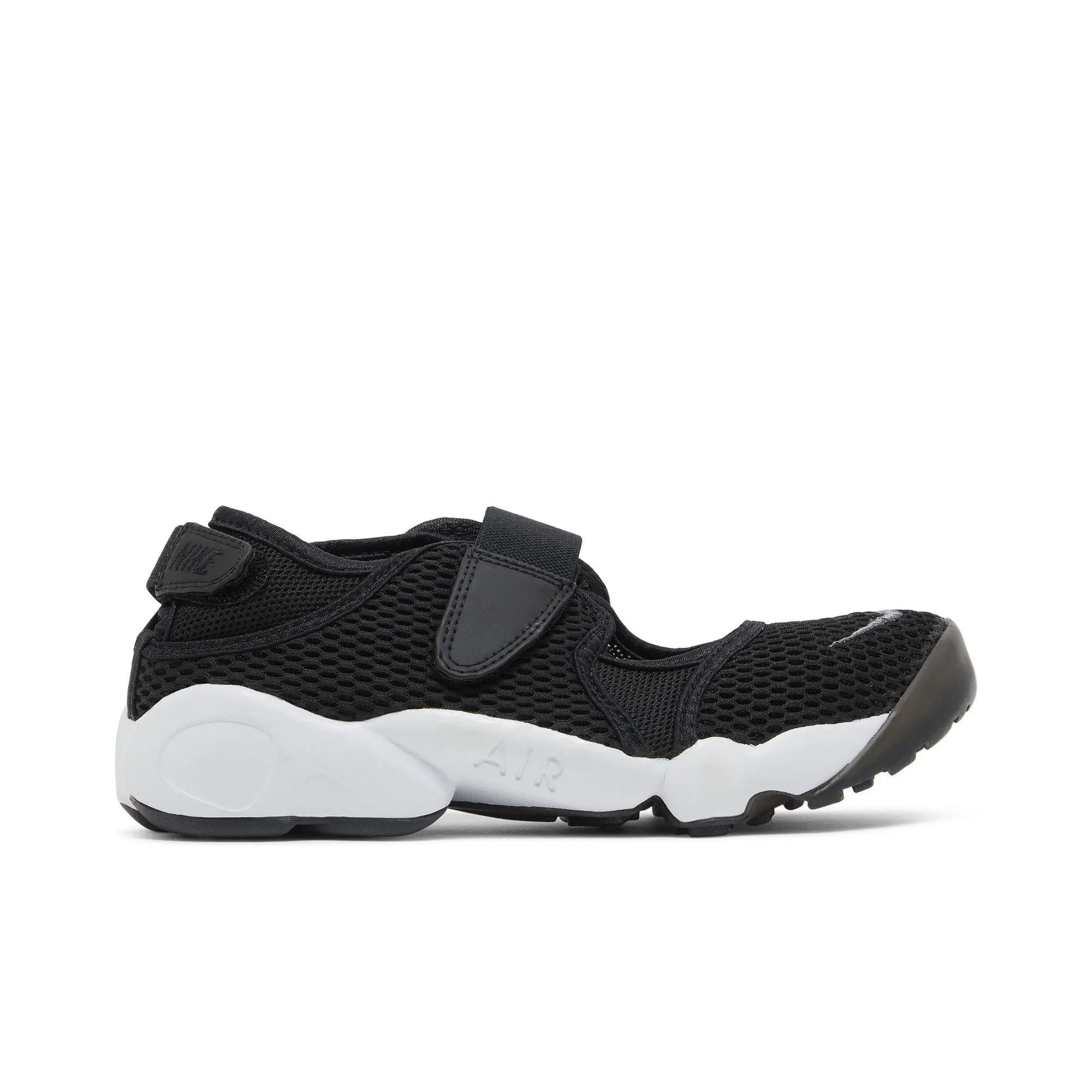 Nike Women's Air Rift Br Basketball Water Shoes - Black/Cool Grey-White, Nylon Mesh, All Seasons, Checkered Plaid Design, Style 848386 001, Women's Sizes, Women Water Shoes