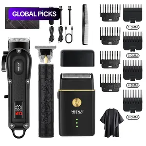 Men's Rechargeable Set, Electric Shaver & High Quality Trimmer Kit, Professional Grooming Tools, USB Charging, Home Use Accessories Included #TOP PICKS