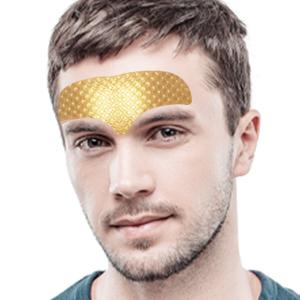 24K Gold Forehead Anti-Wrinkle Patch-15 PCS, Collagen Forehead Lines Mask Forehead Frown Wrinkles Pads T-Zone Patches Smooth Forehead Strips Moisturizing