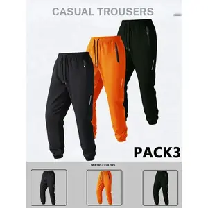 Men's Regular Fit Solid Drawstring Waist Sweatpants, Casual Pocket Design Pants for Men, Men's Trousers for Daily Wear, Yoga Training Pants, Please refer to the size chart before purchasing athletic activewear Halloween Gifts