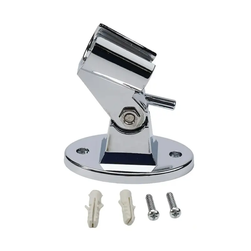 Multi-Purpose Adjustable Wall Bracket | Showerhead & Microphone Holder | Heavy Duty Mount | Bathroom Shower Accessories