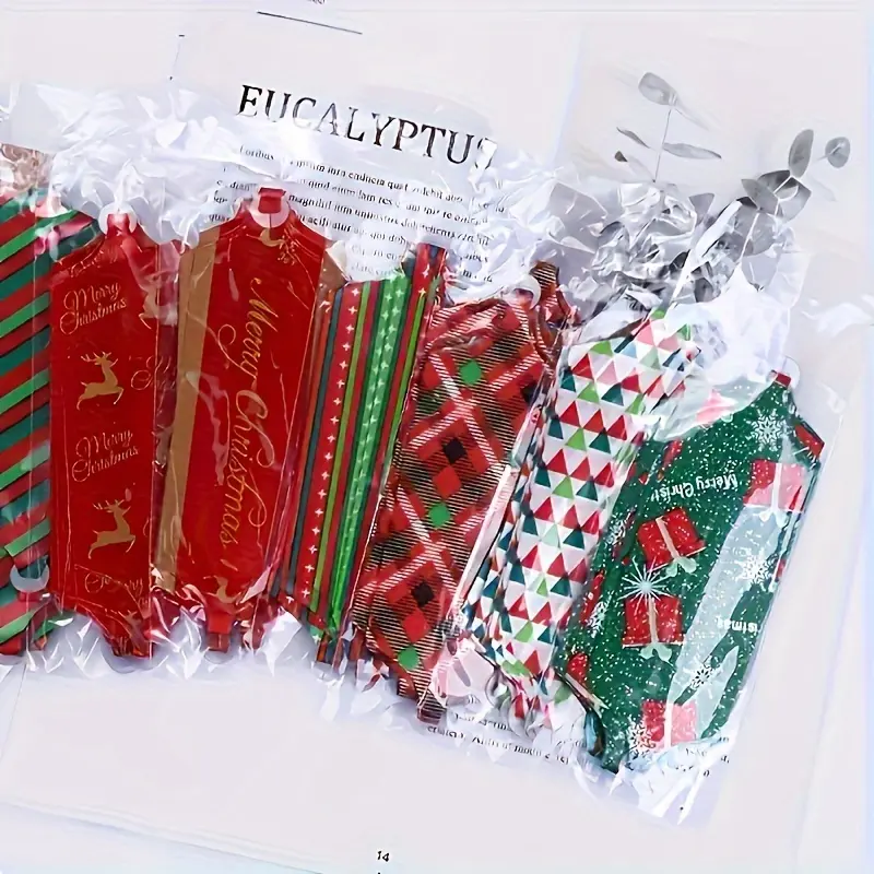 12-piece Christmas bow decoration set, perfect for festive atmosphere and scene embellishment. This plastic ribbon bow craft pull-apart flower set is ideal for gift wrapping, wedding decor, birthday gift baskets, and Christmas tree themes with colorful mi