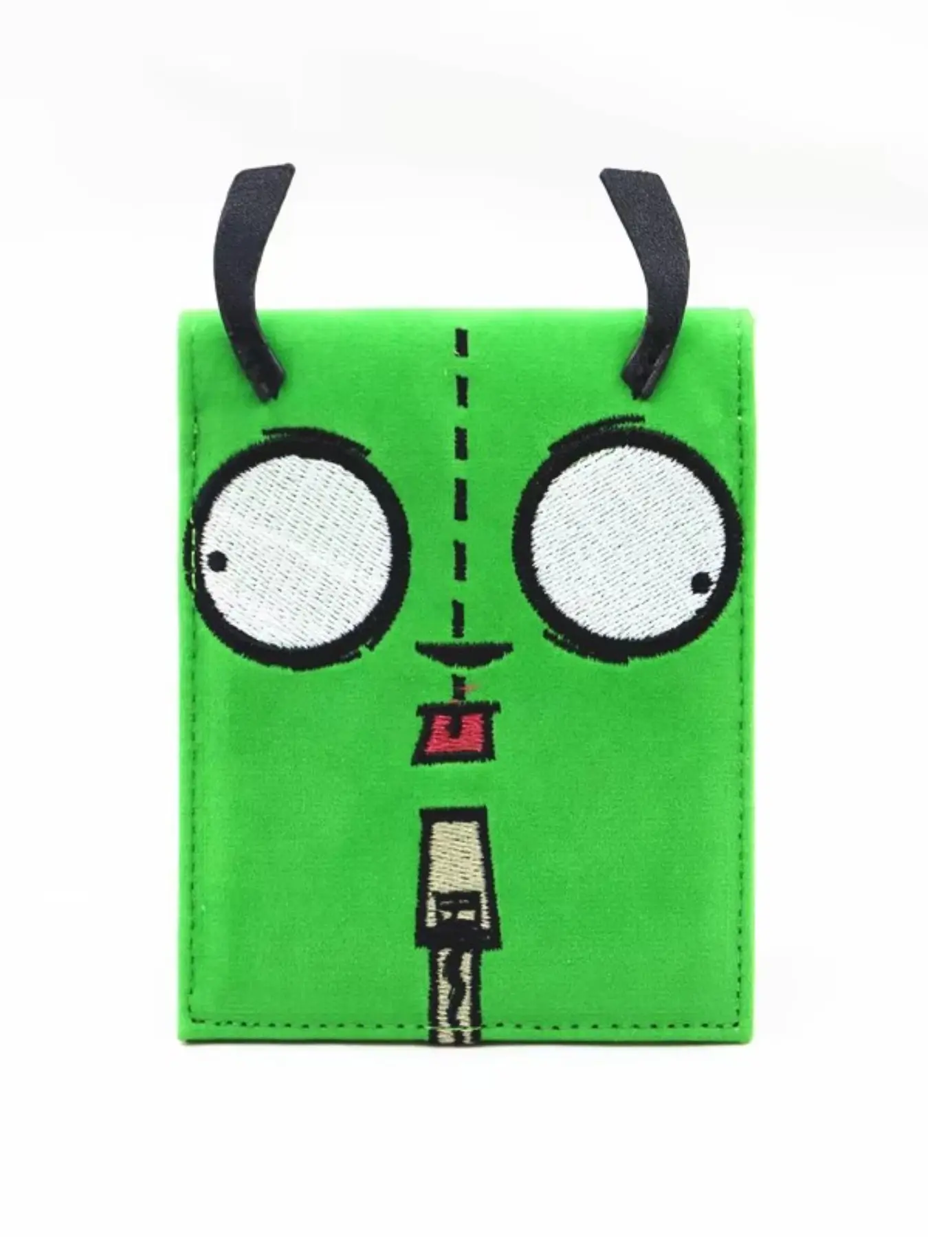 Invader Zim Gir Character Face Bifold Wallet, Unique Design, Perfect Gift for Fans, Durable Material, Ideal for Daily Use, Durable Fashion Wallet