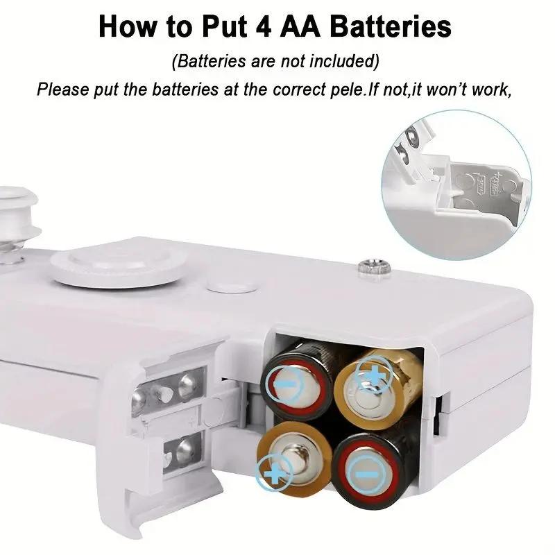 Portable Cordless Mini Sewing Machine with Accessory Kit Easy-to-Use Lightweight Handheld Design for Beginners Ideal for Quick Repairs Compact & Cordless