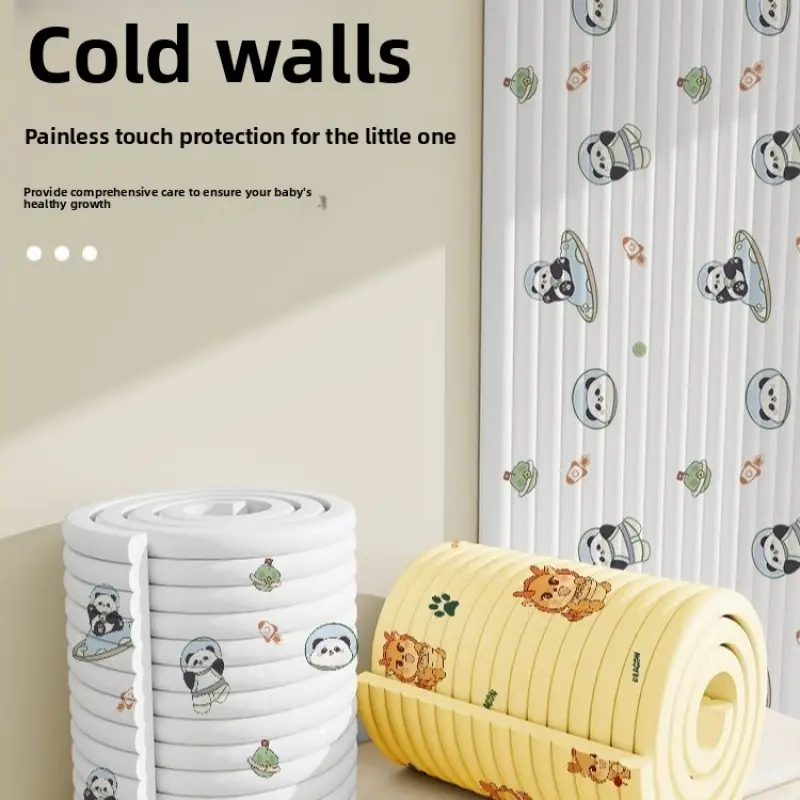 Anti-Collision Bedside Wall Pads, 10mm Thick Tatami Wall Guard Stickers, Soft Bumper Wall Panels for Bedroom Decoration