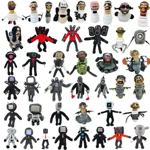 2026 hot item 44pcs Plush Toys Cameraman TV Man  Plushies Stuffed Toy Novel Skibidi Speaker Skibidi Toilet Plush Stuffed Children Soft Toy
