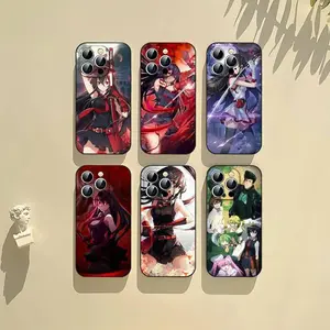 Akame ga Kill Anime Phone Case Dark Fantasy Manga Aesthetic Black Protective Cover Compatible with iPhone 11-17 Pro Max/Plus & Samsung Galaxy S23-S25