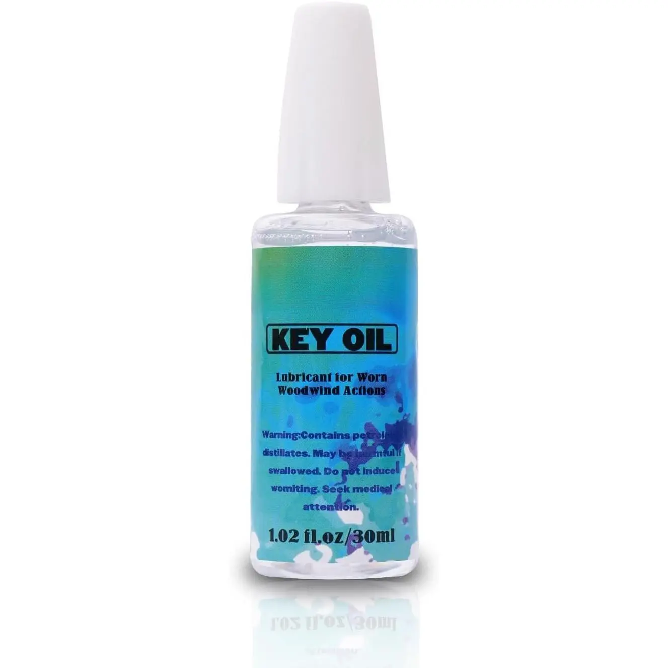 Woodwind Key Oil - Synthetic Formula with Fine-Tip Applicator for Saxophone, Flute, Clarinet, Oboe & Bassoon, Instrument Key Care, 30ml (1.02 fl oz)