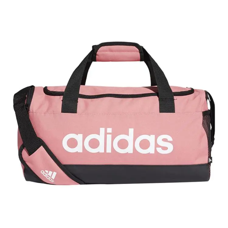 Adidas Large-Capacity Letter Logo Polyester Duffel Bag for Men and Women – Mini Fitness Tote in Magenta