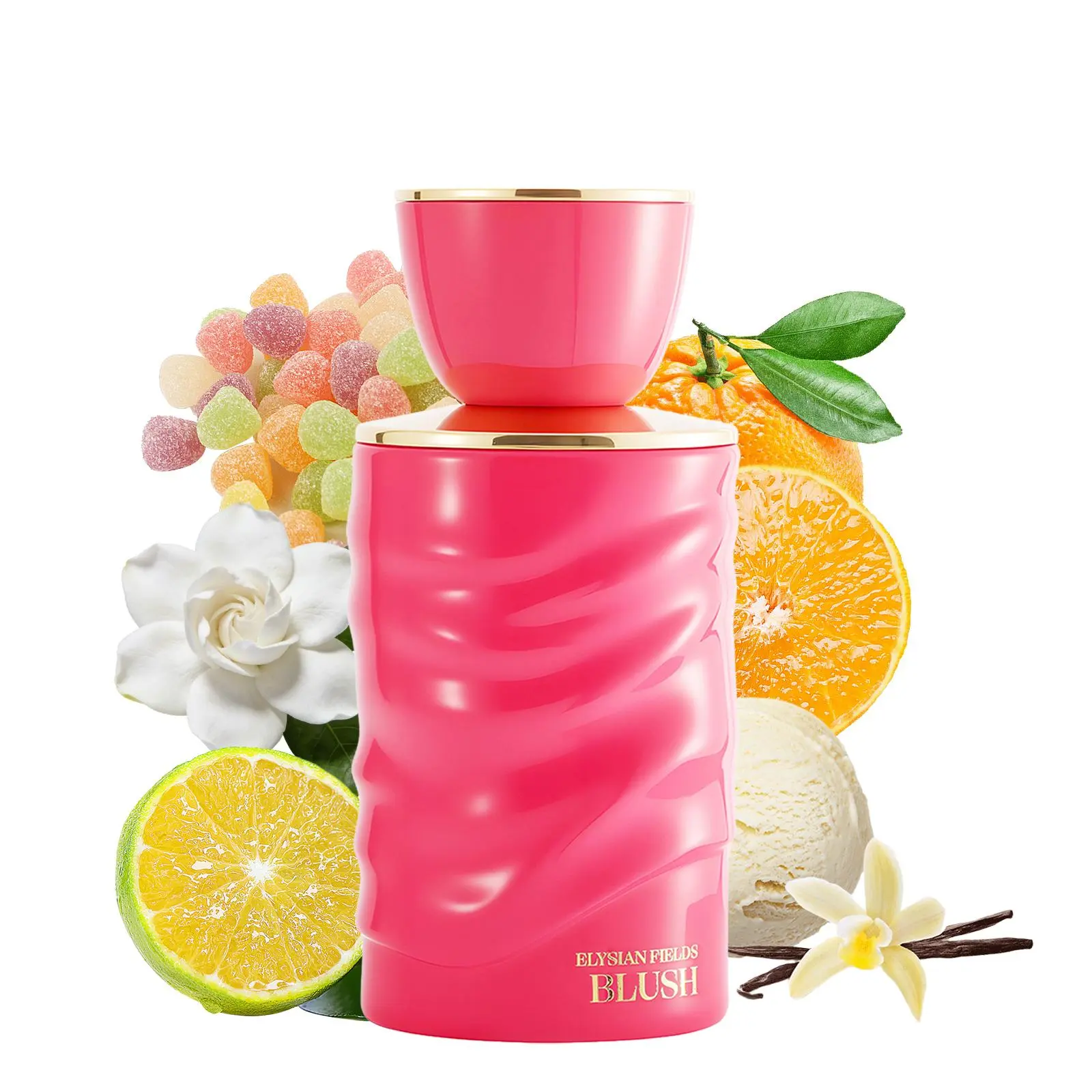 Elysian Fields Blush | Sweet Gourmand Floral Scent | Extrait De Parfum 100ml | 8H+ Long Lasting Perfume for Women