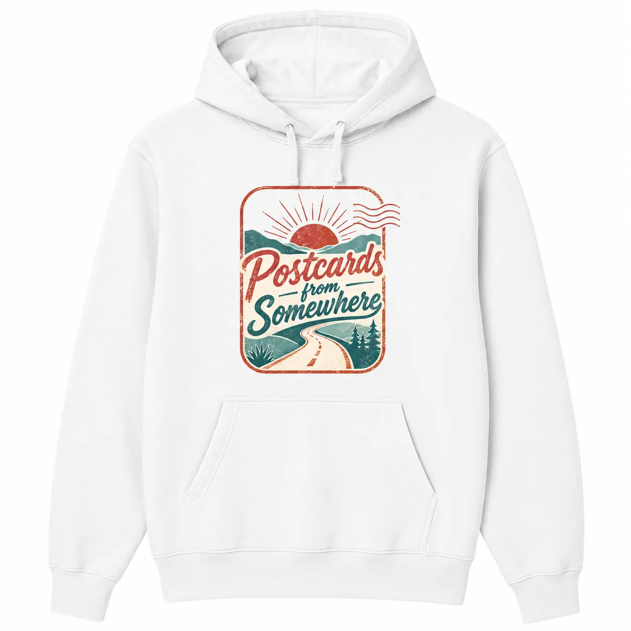 Men's Original Retro Travel Graphic Hoodie, Menswear Casual Tops, Sun-Ready Garment, Sweatshirts