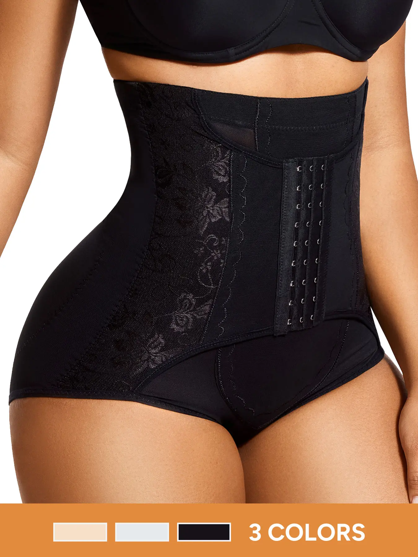 Ultra-Thin Embroidered Shapewear Pants, Invisible Seamless Adjustable Strong Compression Tummy Control Slimming Pant