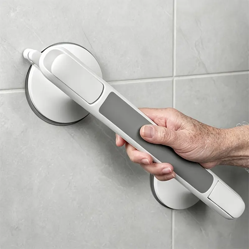 1pc Home Safety Handrails for the Elderly, No Need to Drill Holes, Non-slip Suction Handrails, Reusable Suitable for Tiles, Glass and Hard Plastic Surfaces, Suitable for Bathrooms, Toilets, Living Rooms, Kitchens