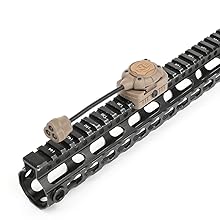 Tactical Helmet Light with White Red IR LED Task Lamp, Military Helmet Accessories Mount for Mich Fast Helmet Molle System Picatinny Rail, Survival Signal Light for Outdoor Hunting