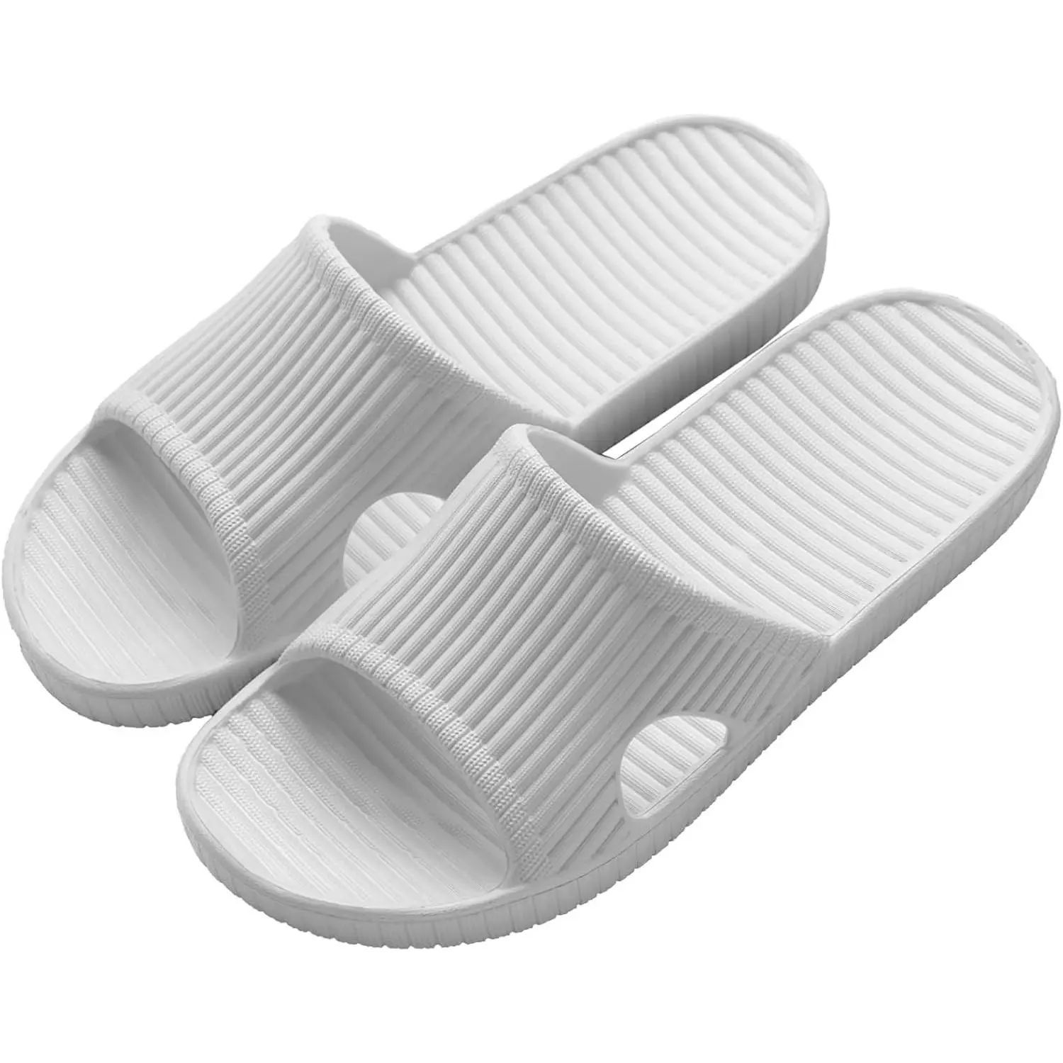 Quick-Drying Lightweight Non-Slip EVA Shower Slides for Women and Men, Breathable Open-Toe House Slippers for Bathroom, Outdoor & Travel(Gift)