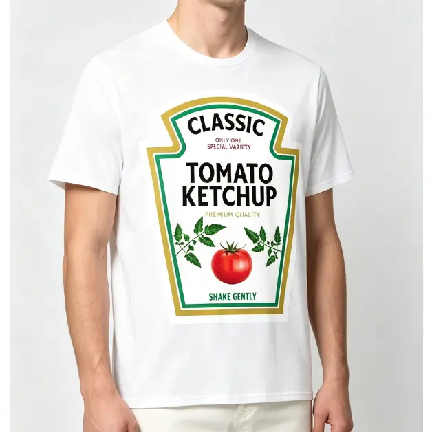 Funny Halloween 2026 Matching Condiments Ketchup Costume Graphic Tee – Humorous Unisex Casual Short Sleeve T-Shirt for Men and Women # unisex graphic t-shirt # humoroushirt # printtee