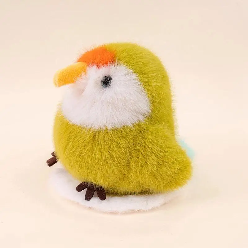 Kawaii Bird Plush Doll Pendant Lifelike Designs Parrot Sparrow Penguin Mallard Duck Kiwi Soft Toy for Boys & Girls Birthday Gift