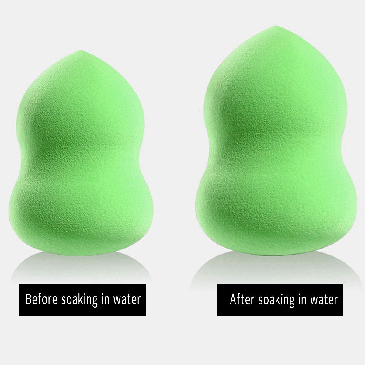 16PC Green Cute Puff Peach with Makeup Bag Beauty Tool Set Makeup Brush Set Makeup