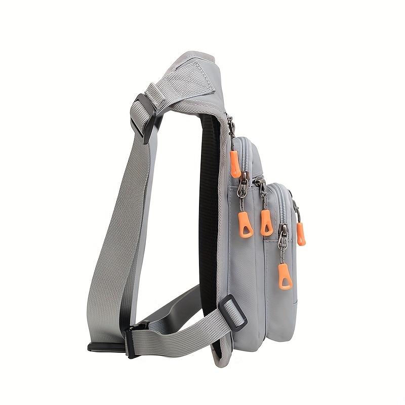 Men's Multi-Functional Zipper Fanny Pack, Adjustable Motorcycle Leg Bag for Outdoor Cycling, Trendy Casual Waist Crossbody Pack with Multi Pockets, Versatile Drop Leg Pouch for Delivery and Sports