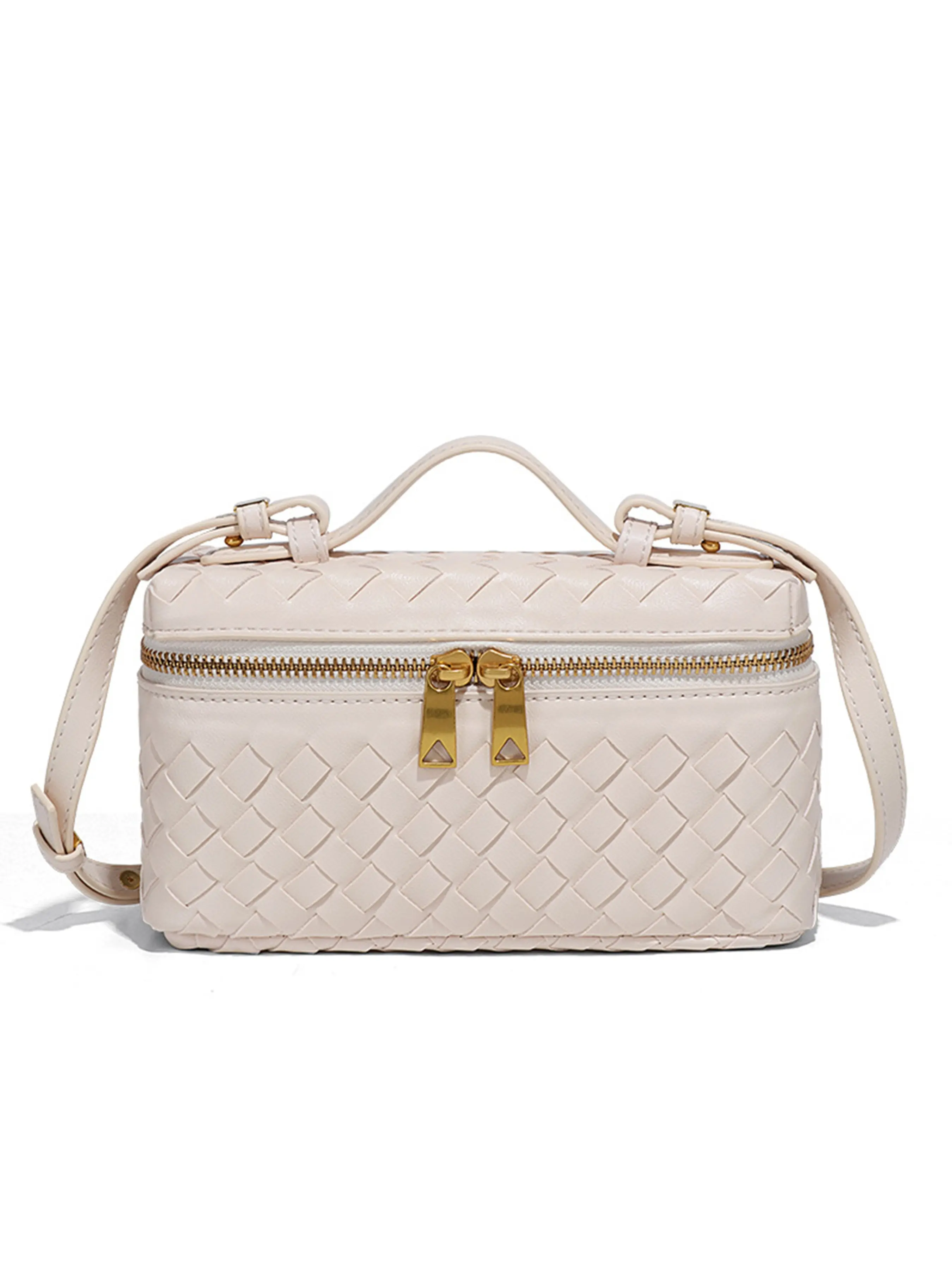 New Retro Frosted Handwoven Lunch Box Bag, Trendy Shoulder Crossbody Bag, Fashionable Simple Design for Spring Summer