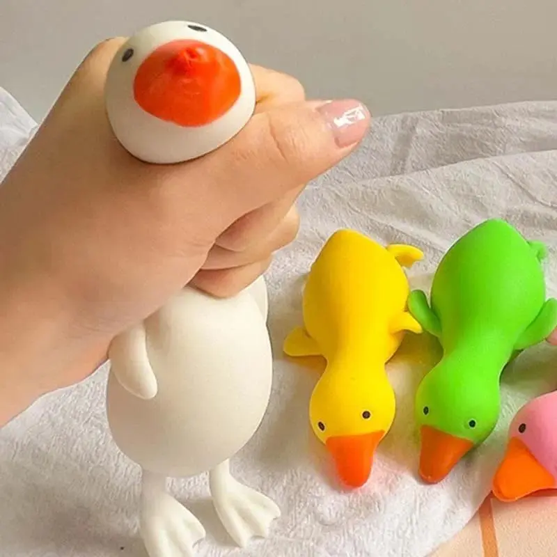 Antistress Duck Squeeze Toys Goose Cute Kawaii Animals Vent Toys for Adults Decompression Stretch Toys
