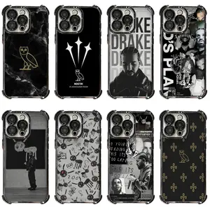 D-Drake O-OvO OWL Phone Cases For iPhone 17 Promax 17E 16 15 14 13 12 11 Pro Max 17Air Plus & Samsung Galaxy S26 S25 S24 S23 S22 S21 FE Ultra Plus Anti-Fall   Protective  Transparent   TPU Smartphone  shockproof protection Soft silicone Back Cover