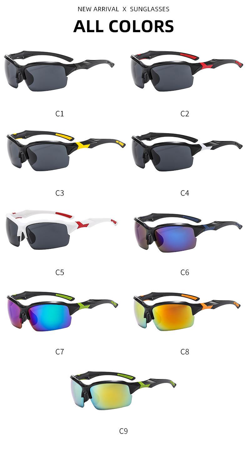 Unisex photochromic sunglasses, suitable for outdoor cycling day and night, men's sports fishing windproof goggles