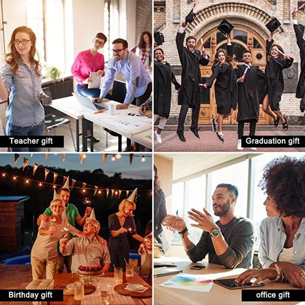 Engraving Name Gift Pen 10pcs Custom Pens with Logo Engrave Text Ballpoint Pen with Stylus Tip for Student Business Office