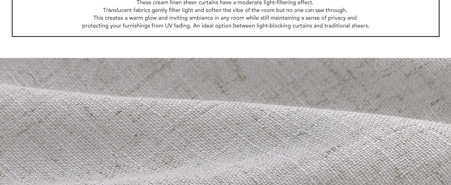 Silver Birch Linen Curtains 90 Inch Length 2 Panels Set for Living Room Rod Pocket Back Tab Window Drapes Light Filtering Modern Farmhouse Curtain 90 Inches Long for Dining Room Bedroom 52x90