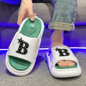 GGOR Popular Two-Color Slide Sandals for Both Men And Women, Made with High Elasticity And Quality