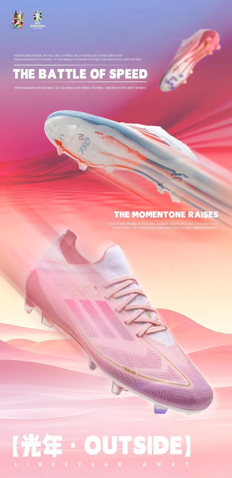 Men TF/FG Football Field Boots Futsal Non Slip Society Cleats Soccer Shoes Comfortable Ultralight Professional Football Shoes