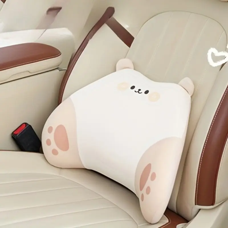 Ergonomically designed car headrest and lumbar support – premium 3D contoured design; comfortable and resilient against flattening; removable, washable covers; suitable for use in all seasons. Car Seat Headrest