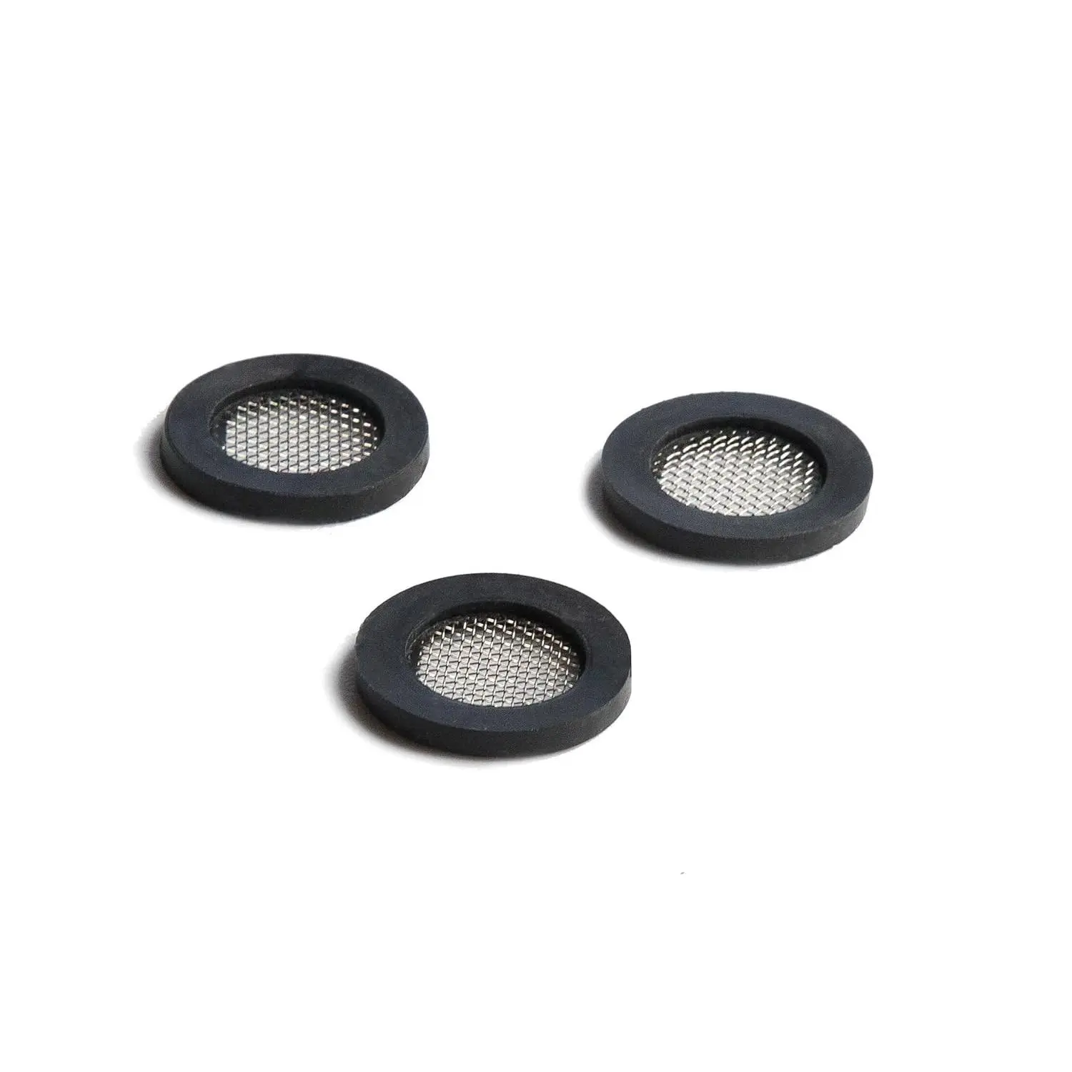 Shower Head Gasket - Rubber Washer - Creates A Seal to Prevent Leakage - with Wire Mesh Middle, Fits Universal Pipe (3 Pack)