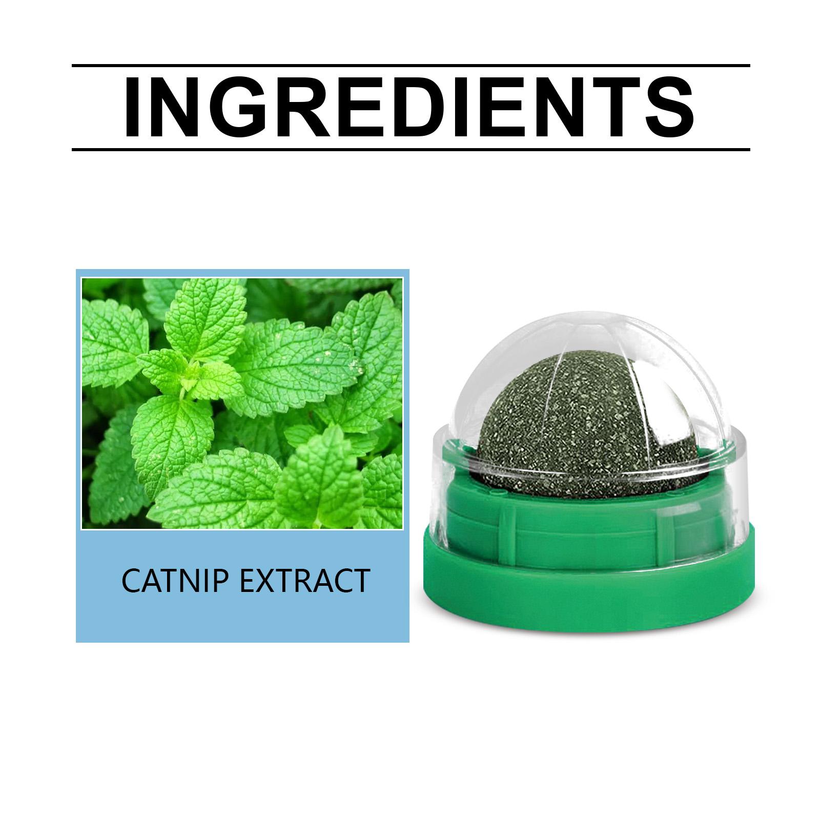 Mint-Flavored Rotating Cat Ball Toy, Chew Toy Tooth Cleaning Care Rotating Mint Ball