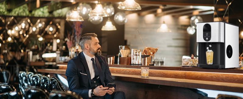 COWSAR Nugget Ice Maker Dispenser, Self Dispensing Pellet Ice Maker, 44lbs/24H, 15Mins Quick Ice Make, 3.3lbs Ice Storage, Ice Full Indicator, Self-Cleaning, Home, Kitchen, Bar, Party Silver