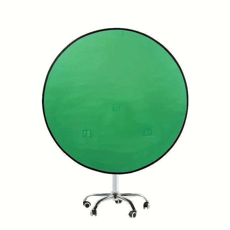 Live Streaming Props Background Frame Green Screen, Studio Circular Green Screen, Suitable for Live Streaming Photography, Photography, Esports Games, Live Streaming Speeches, Corporate Meetings, Home Office, Etc