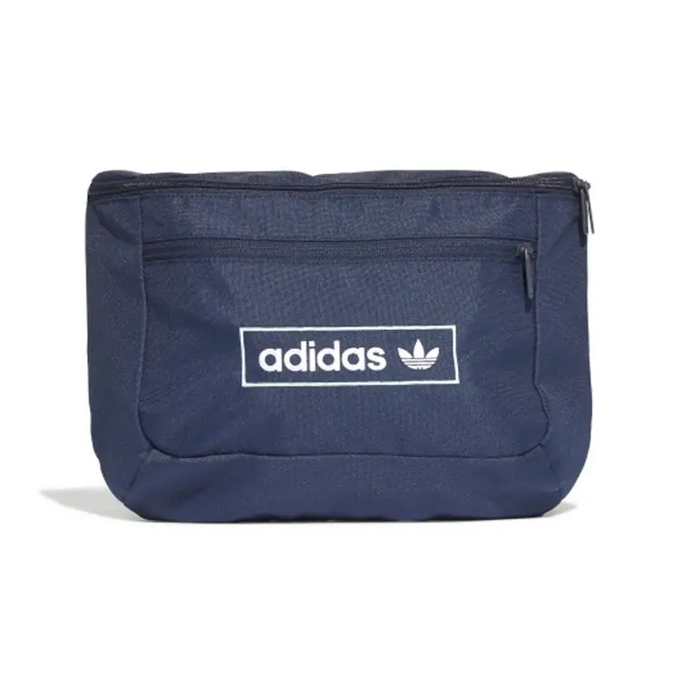 Adidas Originals Waist Bag for Men and Women – Minimalist Logo Design Sporty Casual Polyester Fanny Pack in Navy