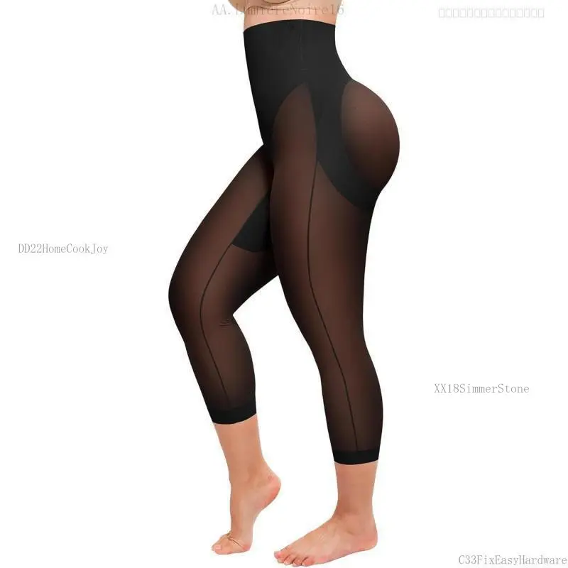 Women's High-Waist Compression Capri Leggings - Tummy Slimming, Waist Reduction, Body Slimming, Butt Lifting Underwear (FFSummitSupply7 LumièreNoire16 C33 FixEasyHardware DD22 HomeCookJoy) XX18SimmerStone