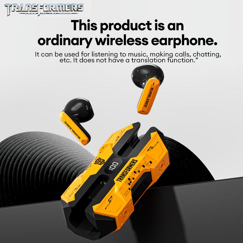 TRANSFORMERS TF-T51 Semi-in-ear Design Wireless Earphone, 1 Count Bluetooth-compatible 5.4 Chip Stable Connection Earphone, Long Battery Life Earbuds for Gaming, Wirelessearbuds, Electronic