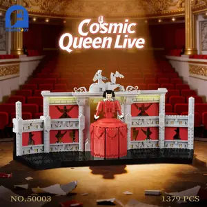 1379pcs Compatible Lego Queen Stage Building Blocks Toy Display Piece Gift Perfect for Collectors and Kids High-Quality Construction Pieces