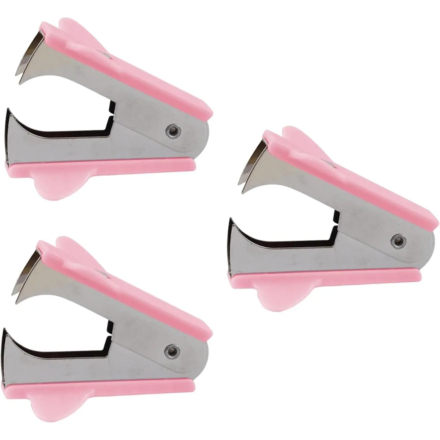 3 count  Staple Removers - Modern Plastic Staple Pullers with Non-Slip Handles | Easy-Grip Stapler  for Students, Teachers |  for , School & Office Use