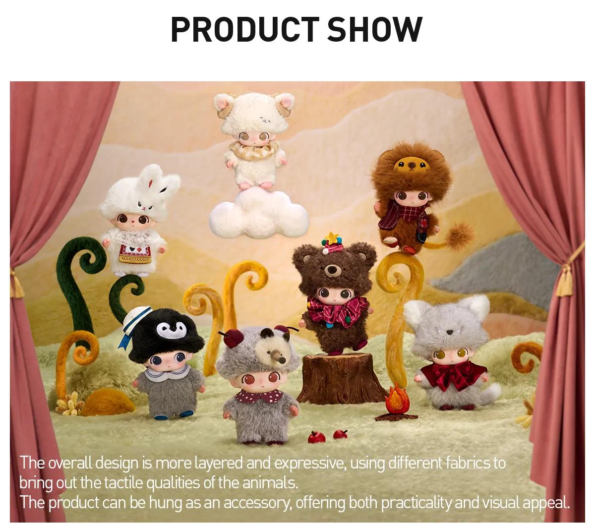 1554. DIMOO The Secret Theatre Club Series - Vinyl Plush Pendant Blind Box