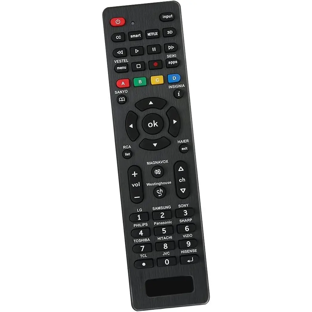 Universal TV Remote Control for LG, Samsung, Sony, Philips, Panasonic, Sharp, Toshiba, Hitachi, Vizio, TCL, JVC, Hisense, Vestel, Seiki, Sanyo, Insignia, Magnavox, RCA, Westinghouse Smart TVs,Protective,HDMI