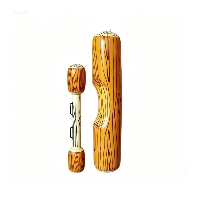 Inflatable Wood Grain Pool Party Baton, Water Sports Wooden Texture Bat, Adult Canoeing Fun, Perfect for Summer Activities