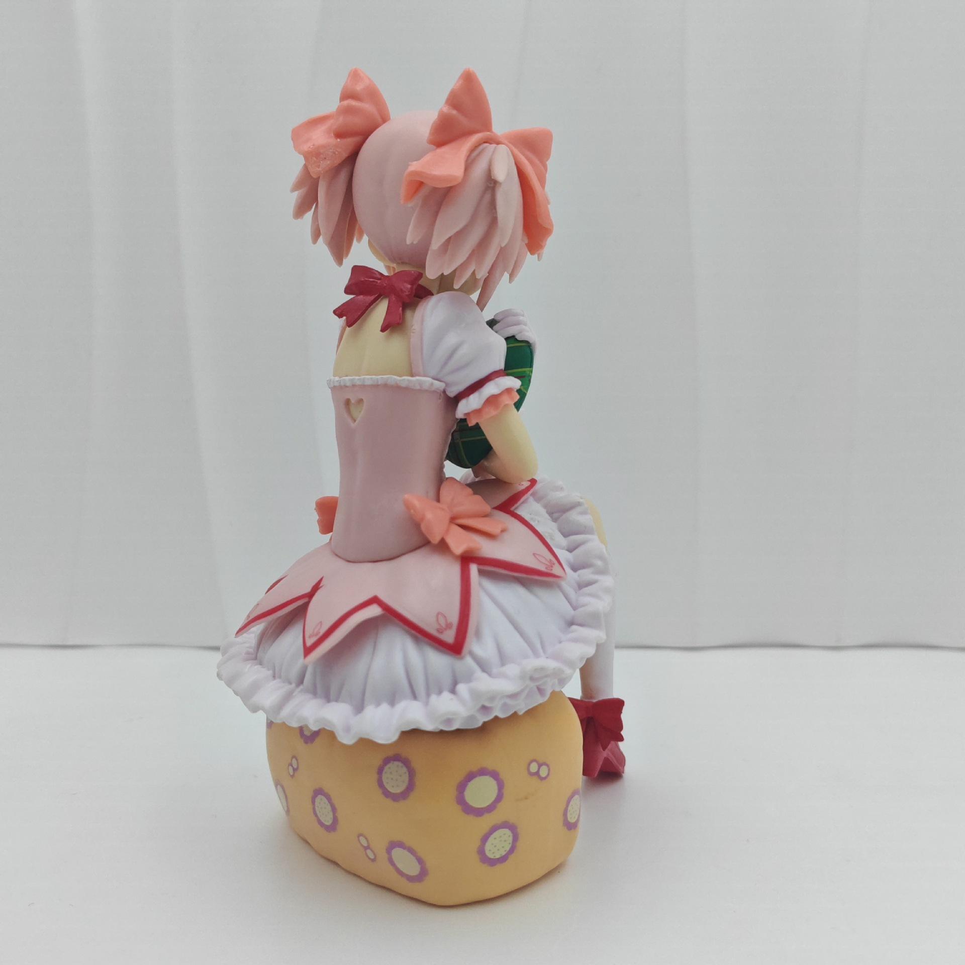 New Magical Girl Kagami Circular Desk Model Figure, Sitting and Standing Pose, Collectible Handmade Statue, Perfect Gift for Fans