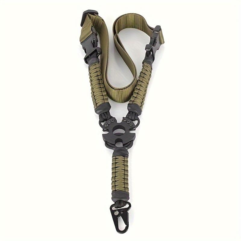 Outdoor Hunting Nylon Quick Release Single Point Slings,  Snap Accessories, Hunting Tool Use Tactical Nylon Quick-Release Single-Point Sling |   Hunting Tool Accessory with Adjustable Buckle - Durable Camo Pattern & Zero Slips