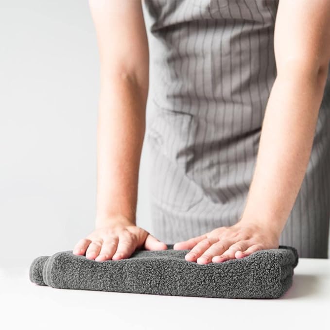 100% Cotton - Wash Cloth Set - Pack of 24, Flannel Face Cloths, Light Weight, Thin Quality Highly Absorbent and Soft Feel Fingertip Towels (12x12 Pack of 24) Gift Bath Multicolor