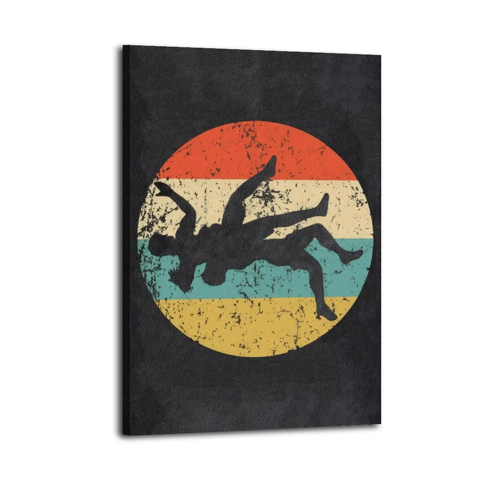 Vintage Wrestling HomeDecor WallArt LivingRoom Canvas for Bedroom Decor Canvas Poster Aesthetic Office Bathroom Painting Picture Print Modern Family