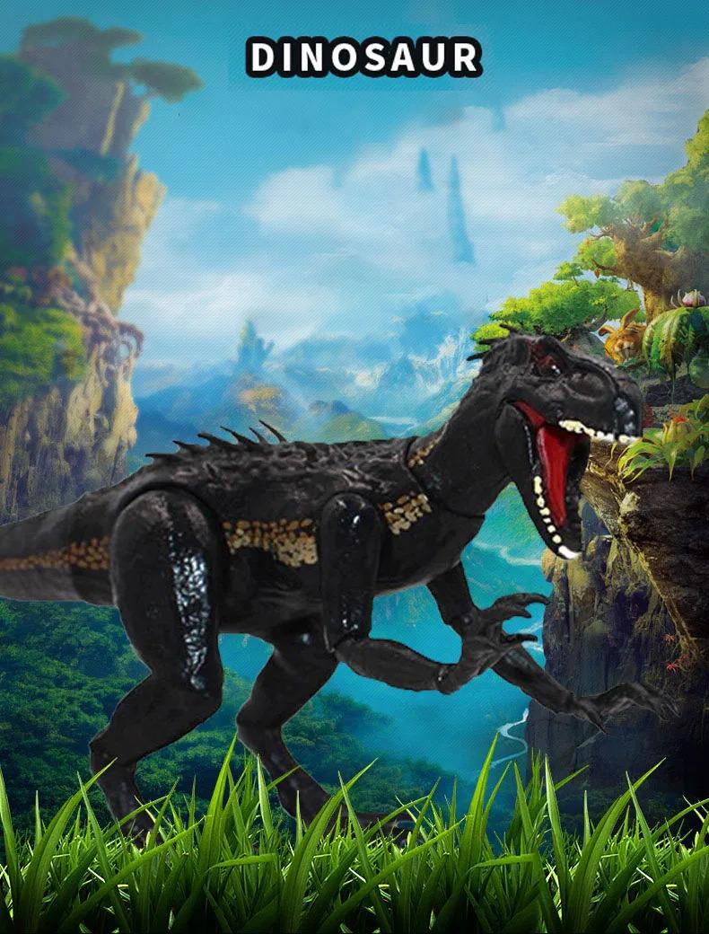 Jurassic World Indoraptor Adjustable Action Figure - Lifelike Dinosaur Toy Replica for Boys Movie Character Gifts for Children